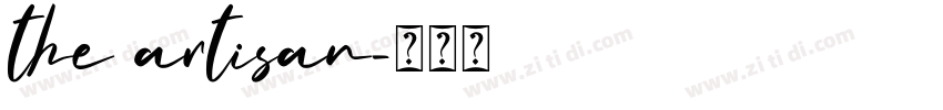 the artisan字体转换
